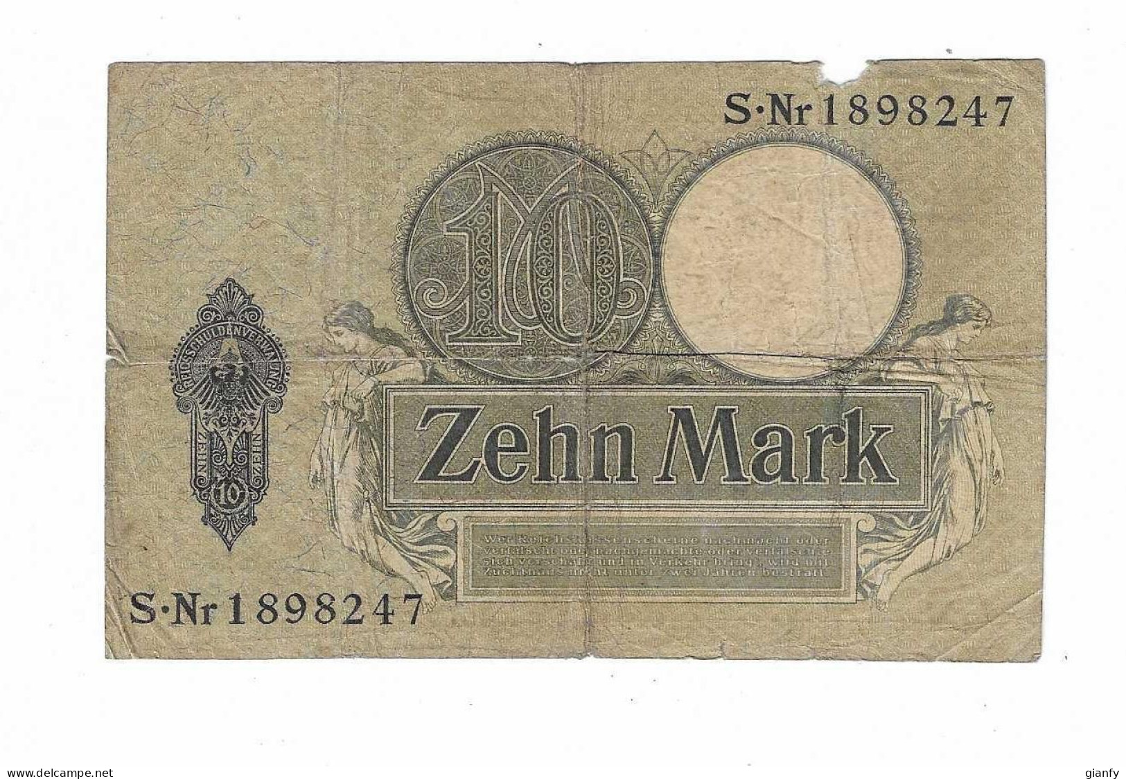 GERMANIA 10 MARK 1906 - 10 Mark