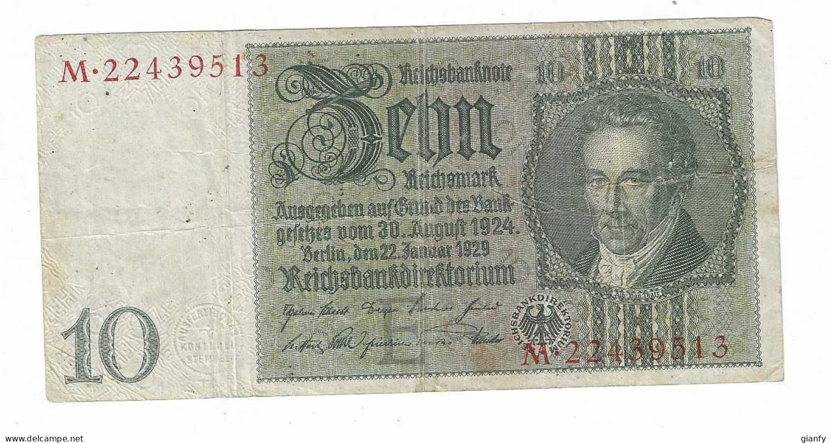 GERMANIA 10 MARK 1937 - 10 Mark