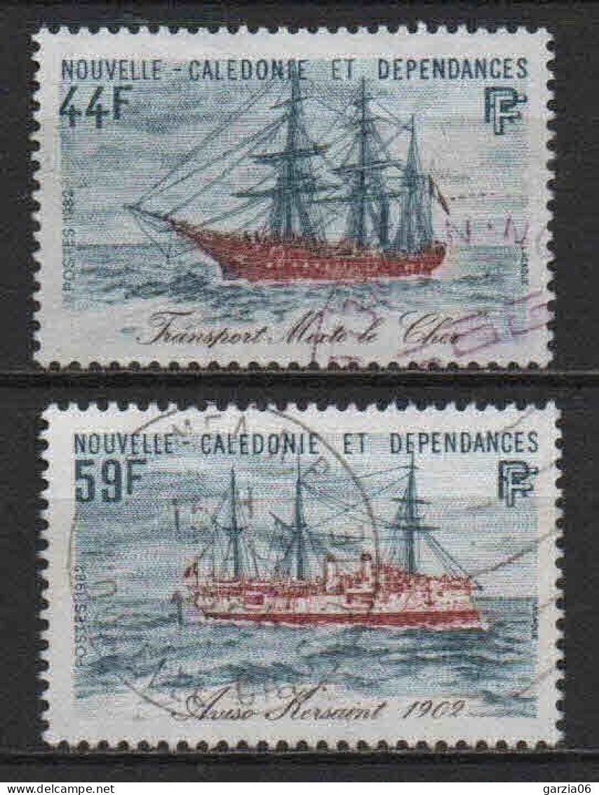 Nouvelle Calédonie  - 1982 -  Bateaux Anciens  - N° 459/460 - Oblit - Used - Used Stamps