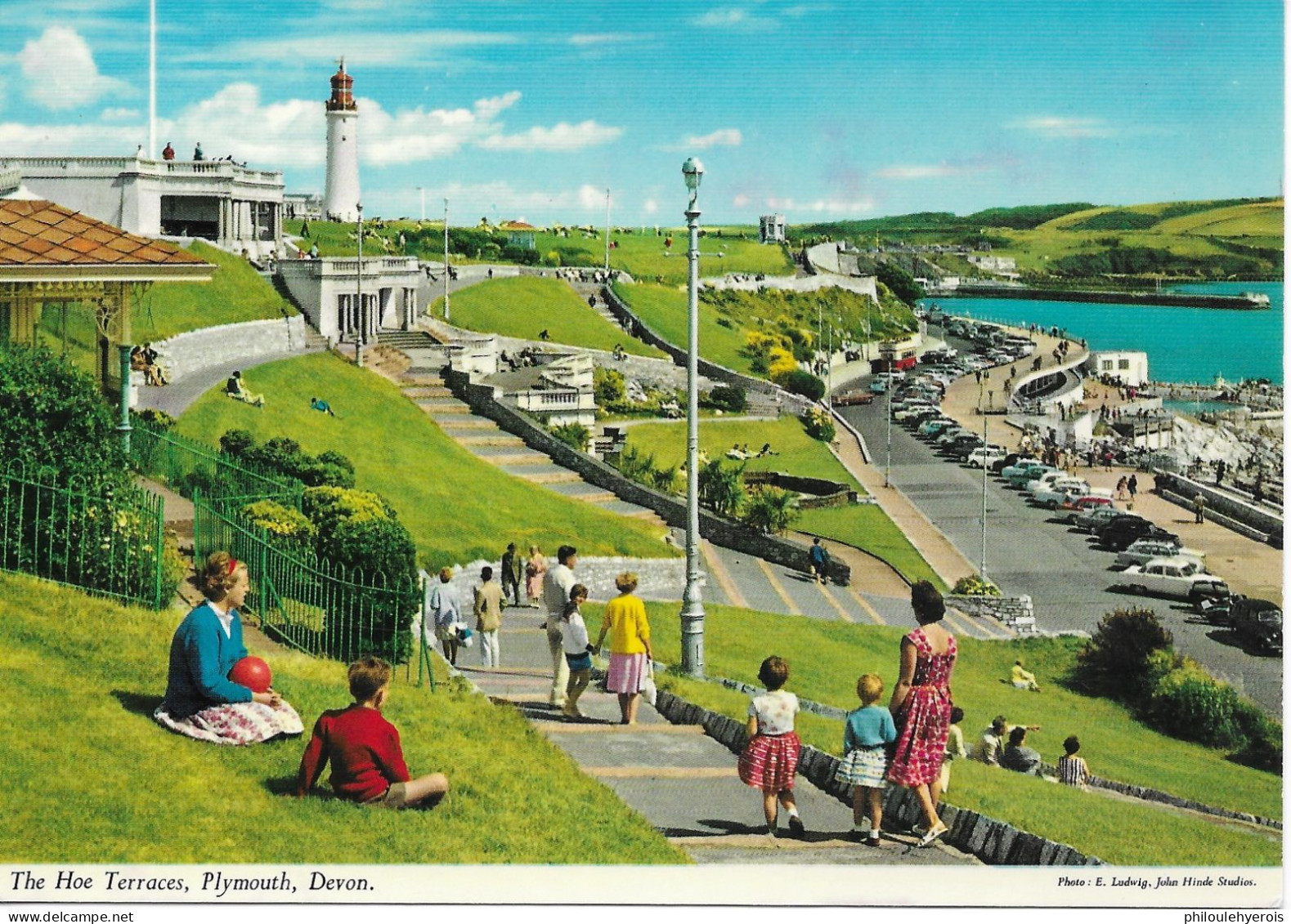 CPA ANGLETERRE PLYMOUTH  The Hoe Terraces - Plymouth