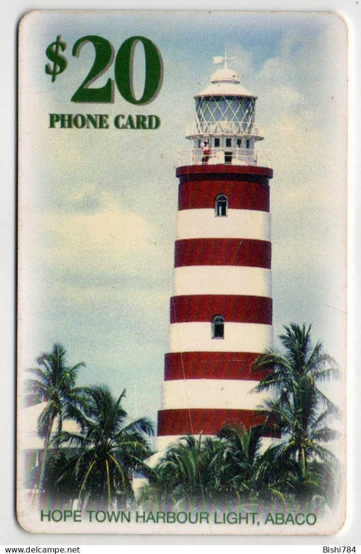 Bahamas - Hope Town Habour Light (Large Chip WHITE) - Bahamas