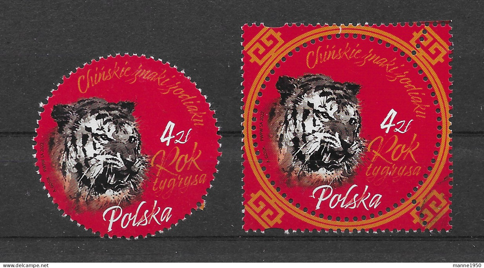 Polen 2022 Tiger Mi.Nr. ? Gestempelt - Used Stamps