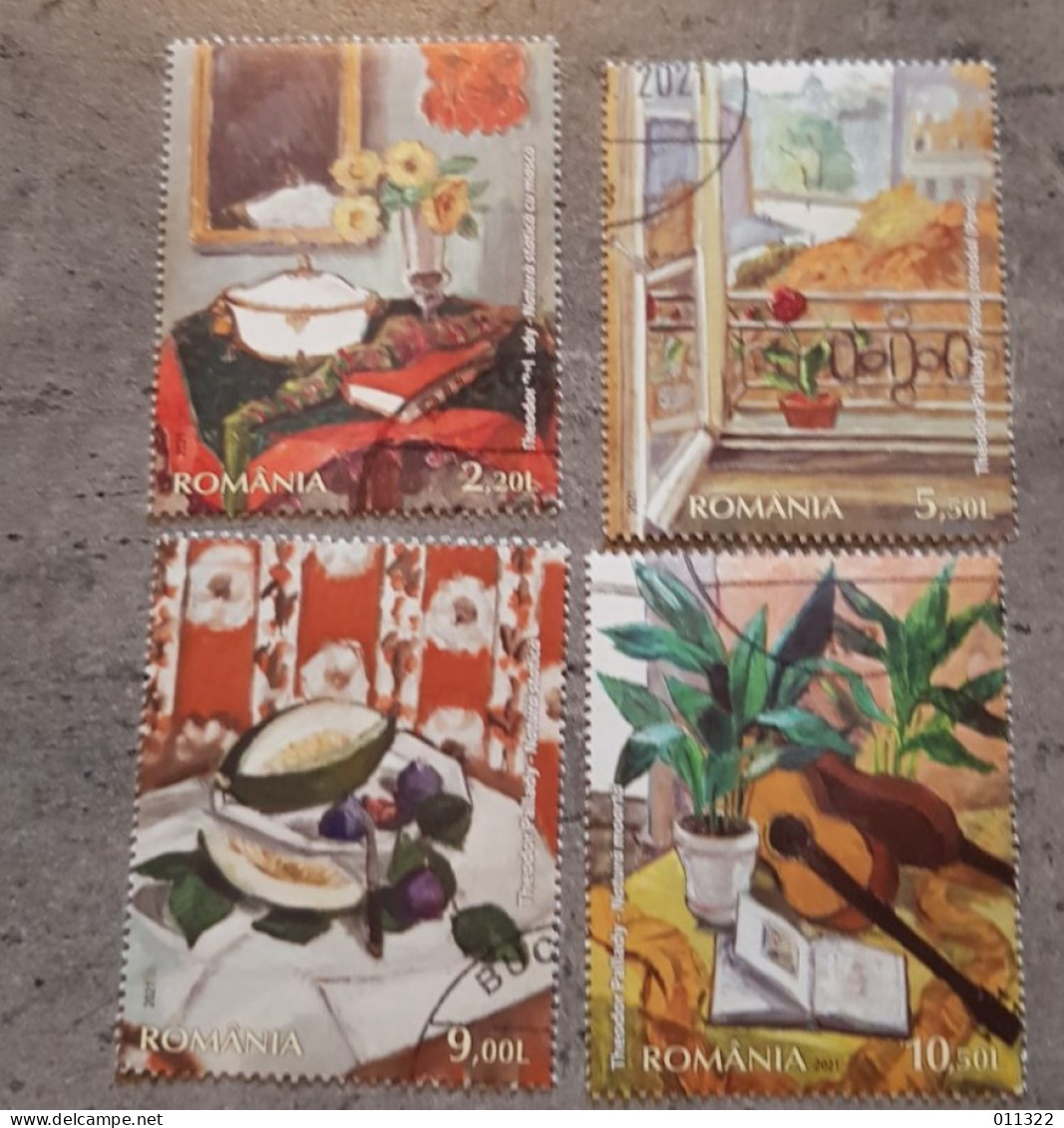 ROMANIA ART PAINTING SET USED - Used Stamps