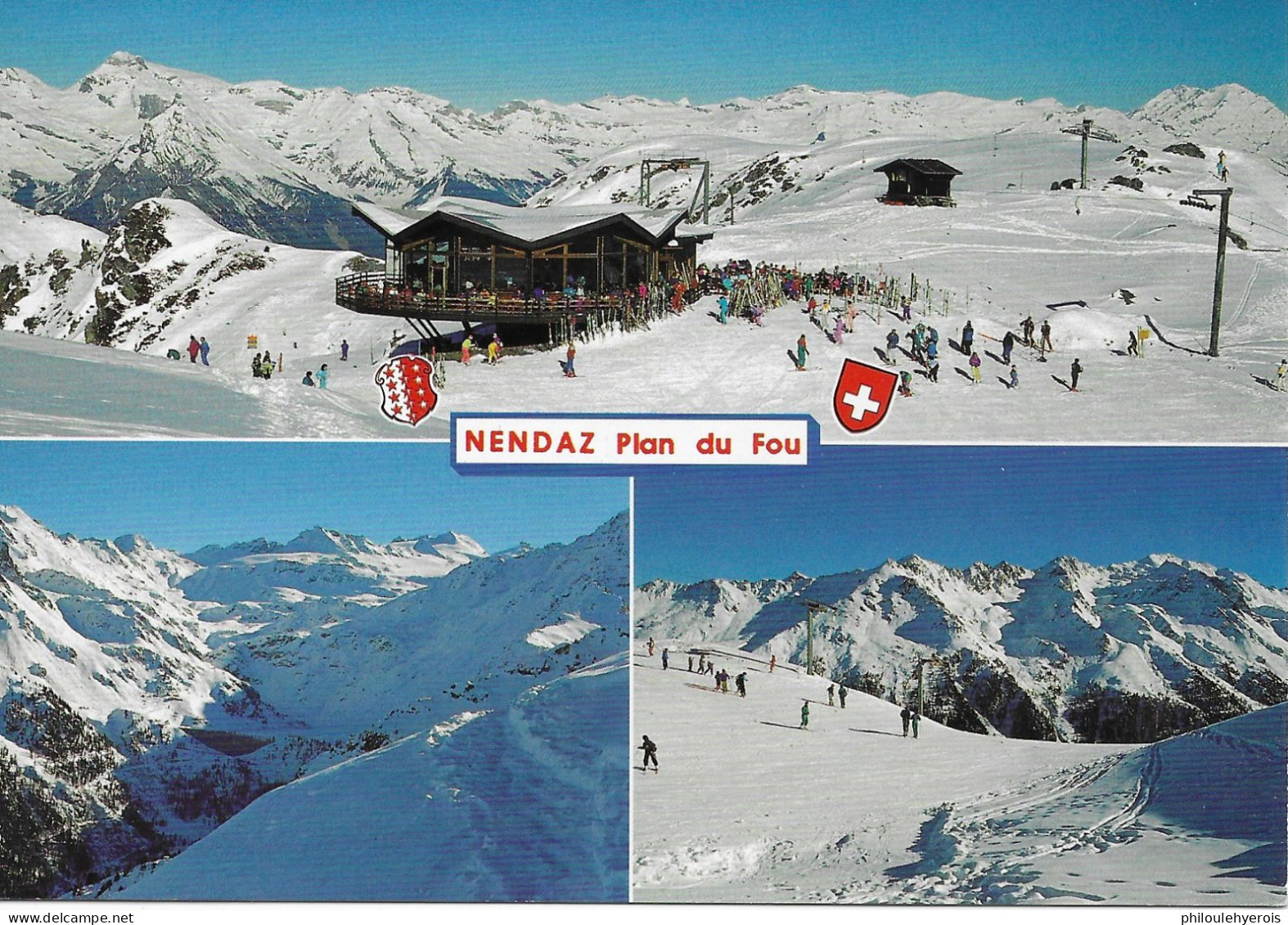 CPA SUISSE NENDAZ Plan Du Fou Pour La Brévine - Nendaz