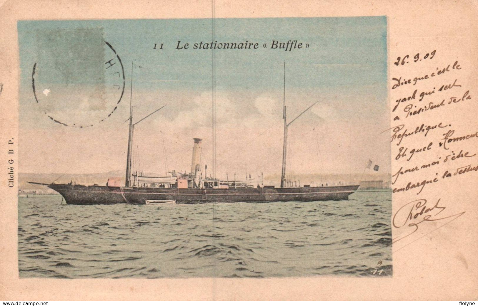 Bateau Le Stationnaire BUFFLE - Navire - Commercio