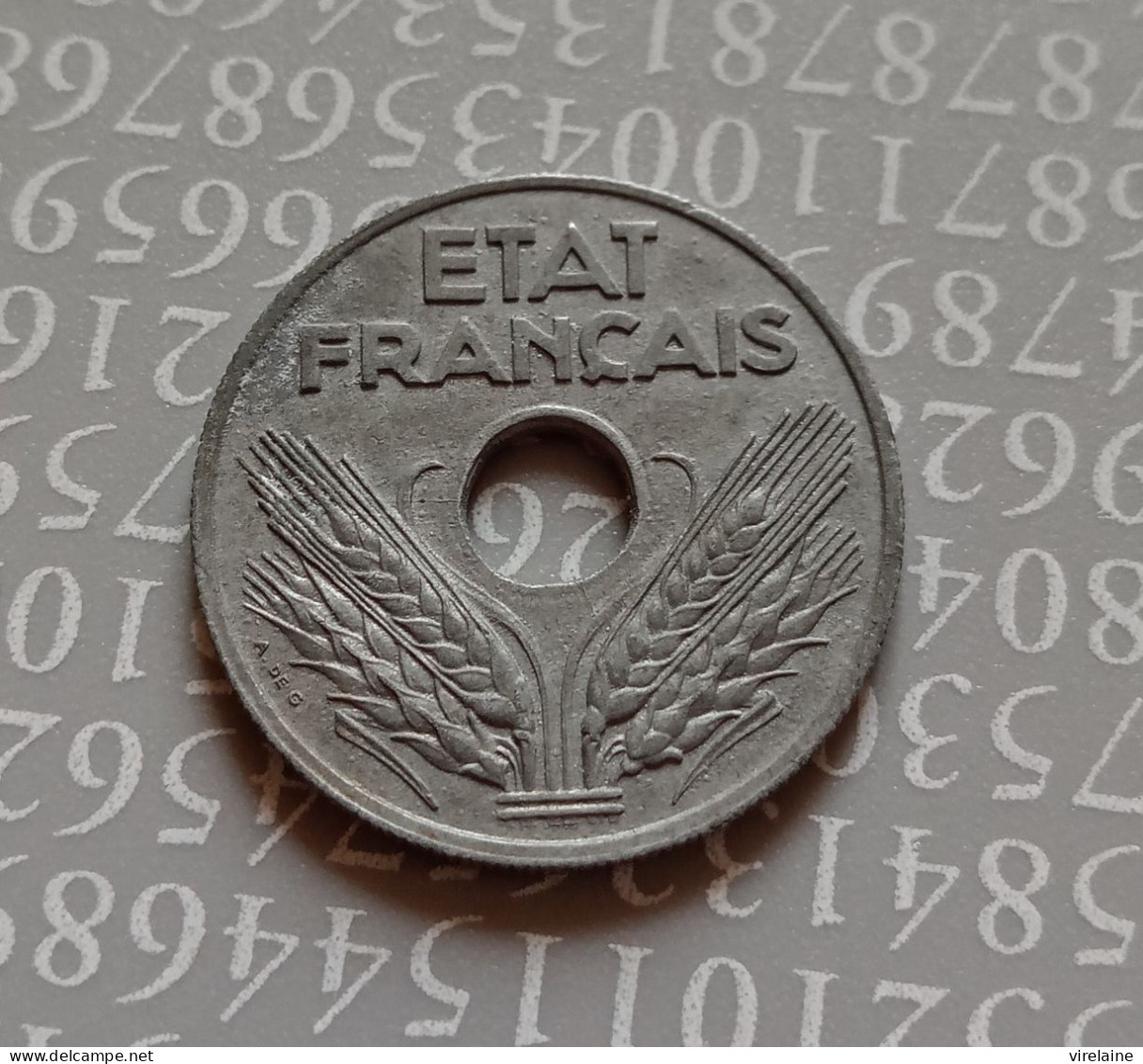 France  20 Centimes   Type "20"     Année 1942     (B07 25) - 20 Centimes