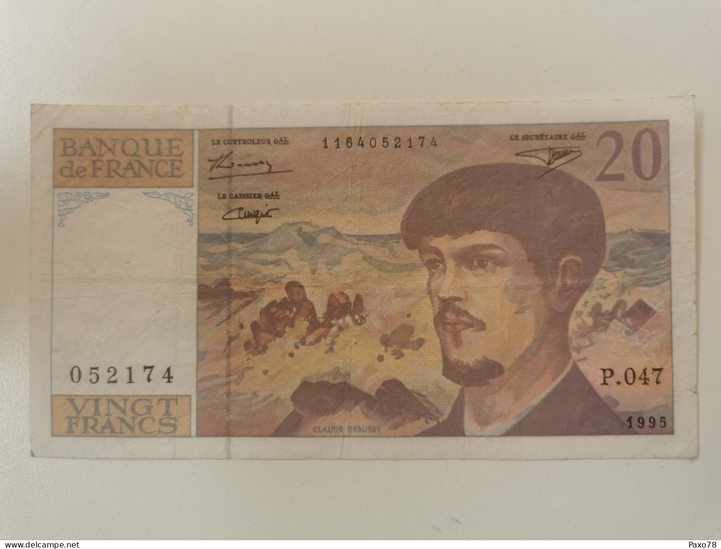 France, 20 Francs Debussy 1995 - 20 F 1980-1997 ''Debussy''
