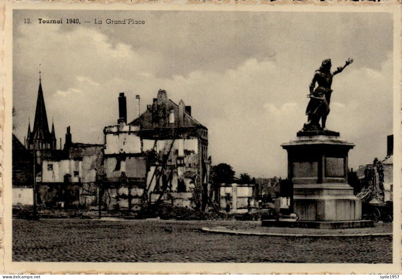 Tournai 1940 - La Grand Place - Doornik