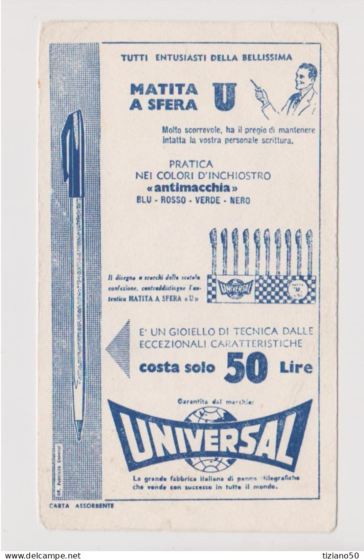 Pubblicita Carta Assorbente .matita A Sfera Universal - Papeterie