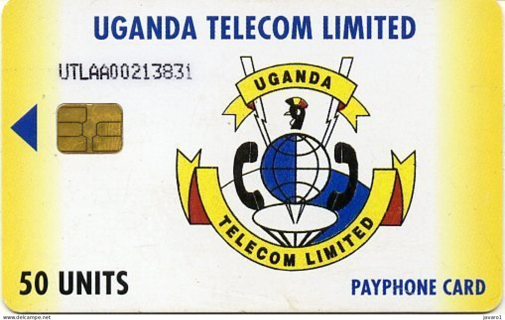 UGANDA : UGA-UT-01  50 Utl Logo ( Batch: UTLAA) USED - Oeganda