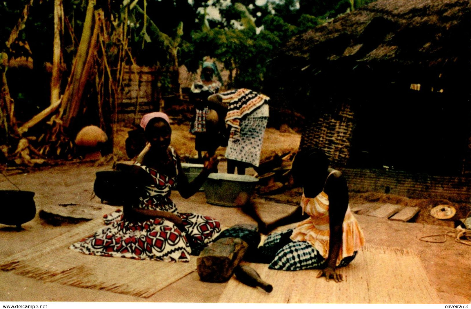 GUINÉ - Fulas Batendo Pano - Guinea-Bissau