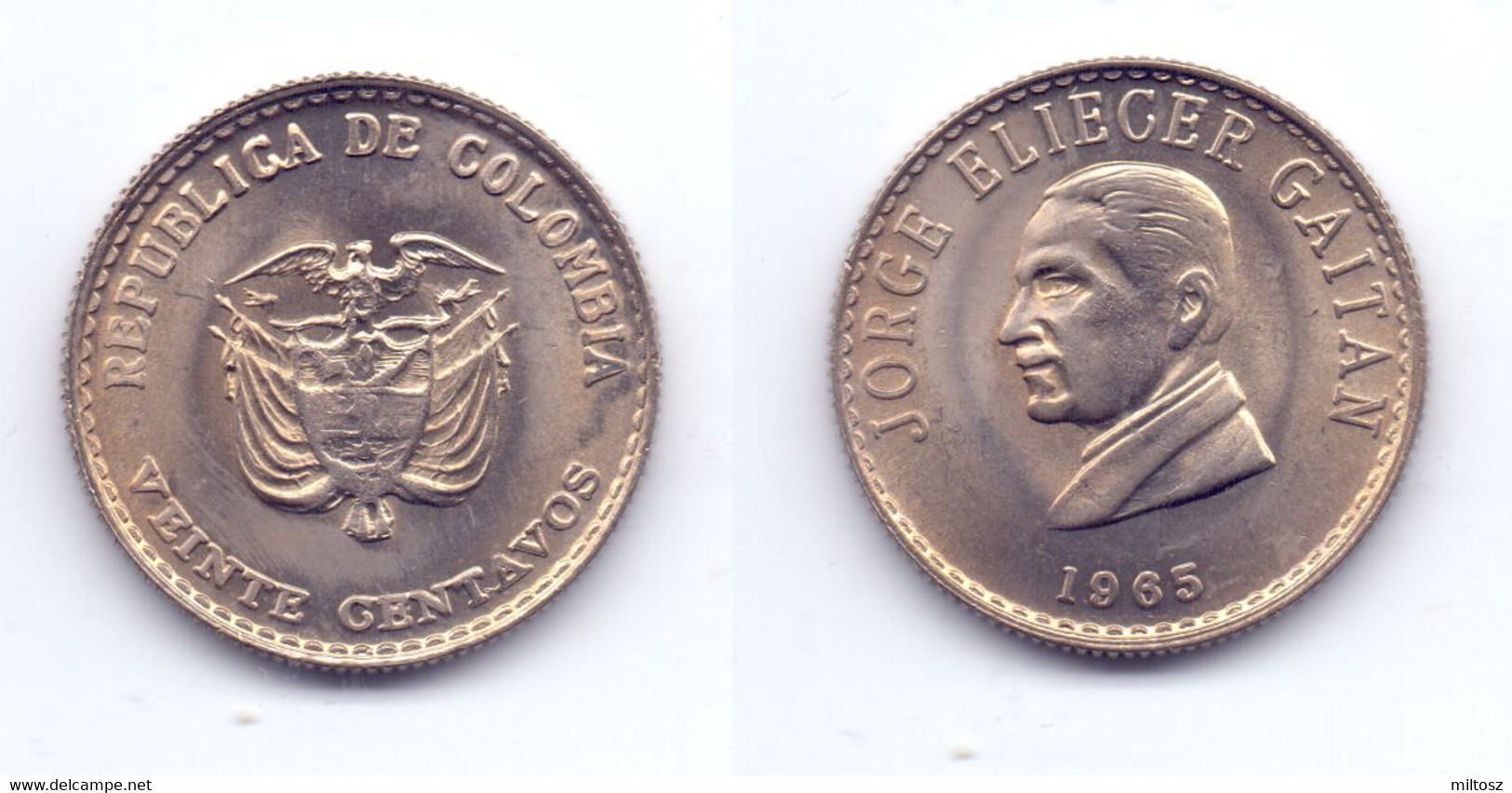 Colombia 20 Centavos 1965 - Colombia