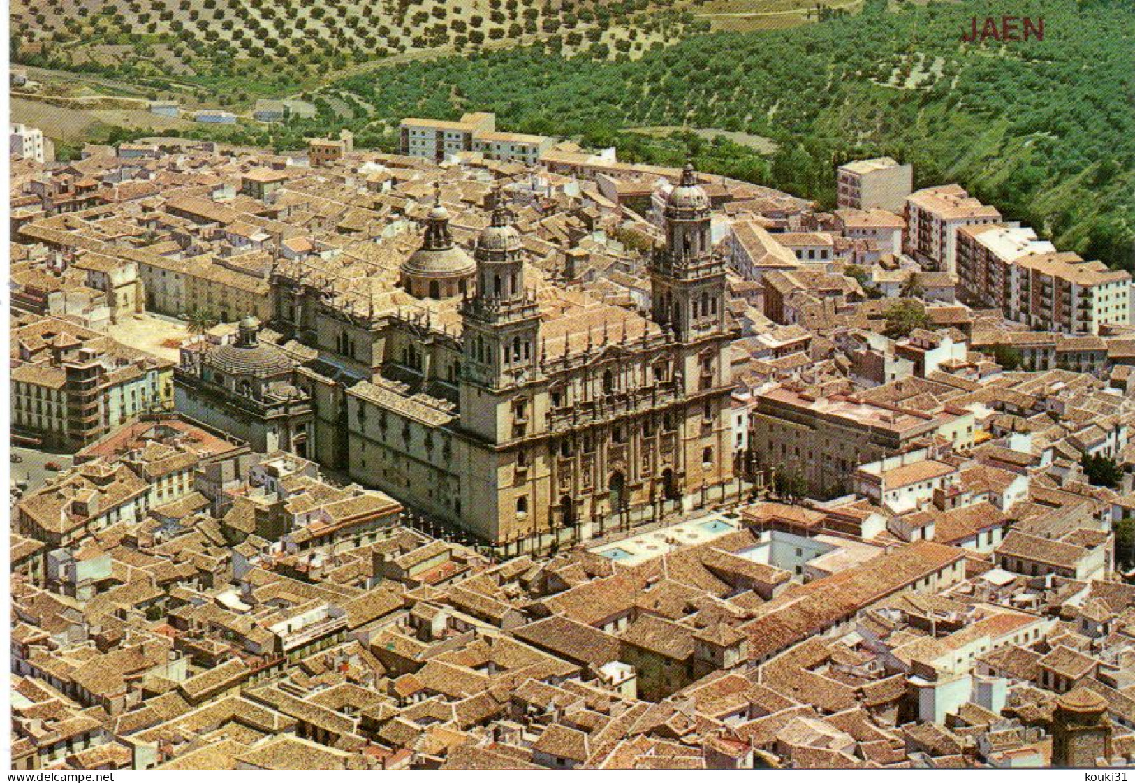 Jaen : Vue Aérienne De La Cathédrale  - Jaén