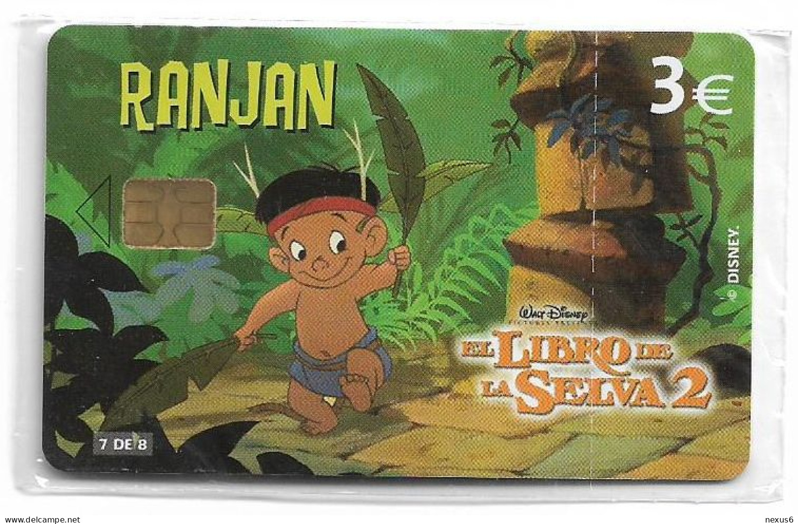 Spain - Telefónica - Disney El Libro De La Selva 2 - Ranjan - P-541 - 11.2003, 3€, 4.000ex, NSB - Privatausgaben