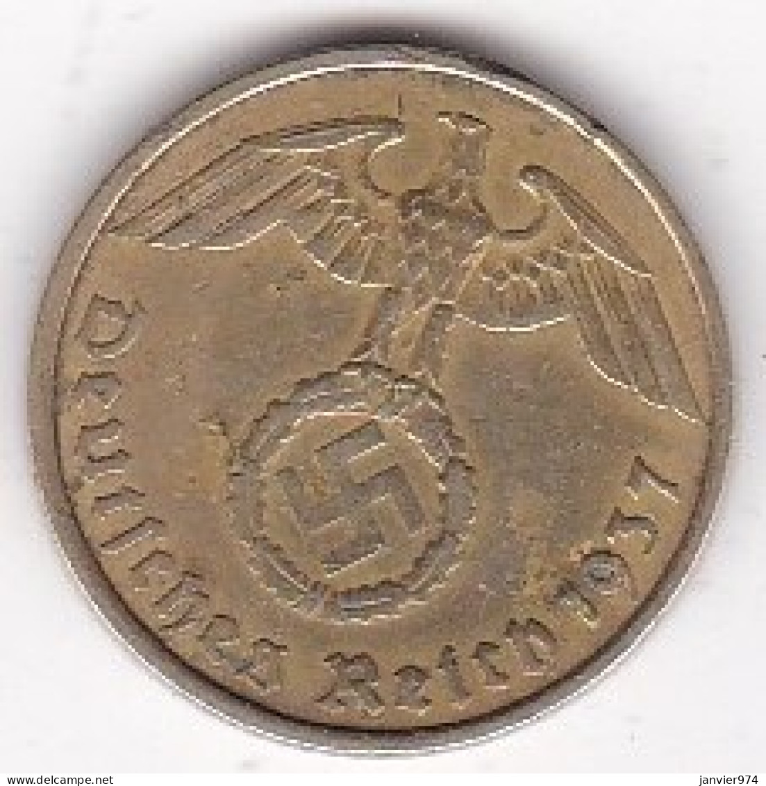 5 Reichspfennig 1937 A BERLIN. Bronze-aluminium - 5 Reichspfennig