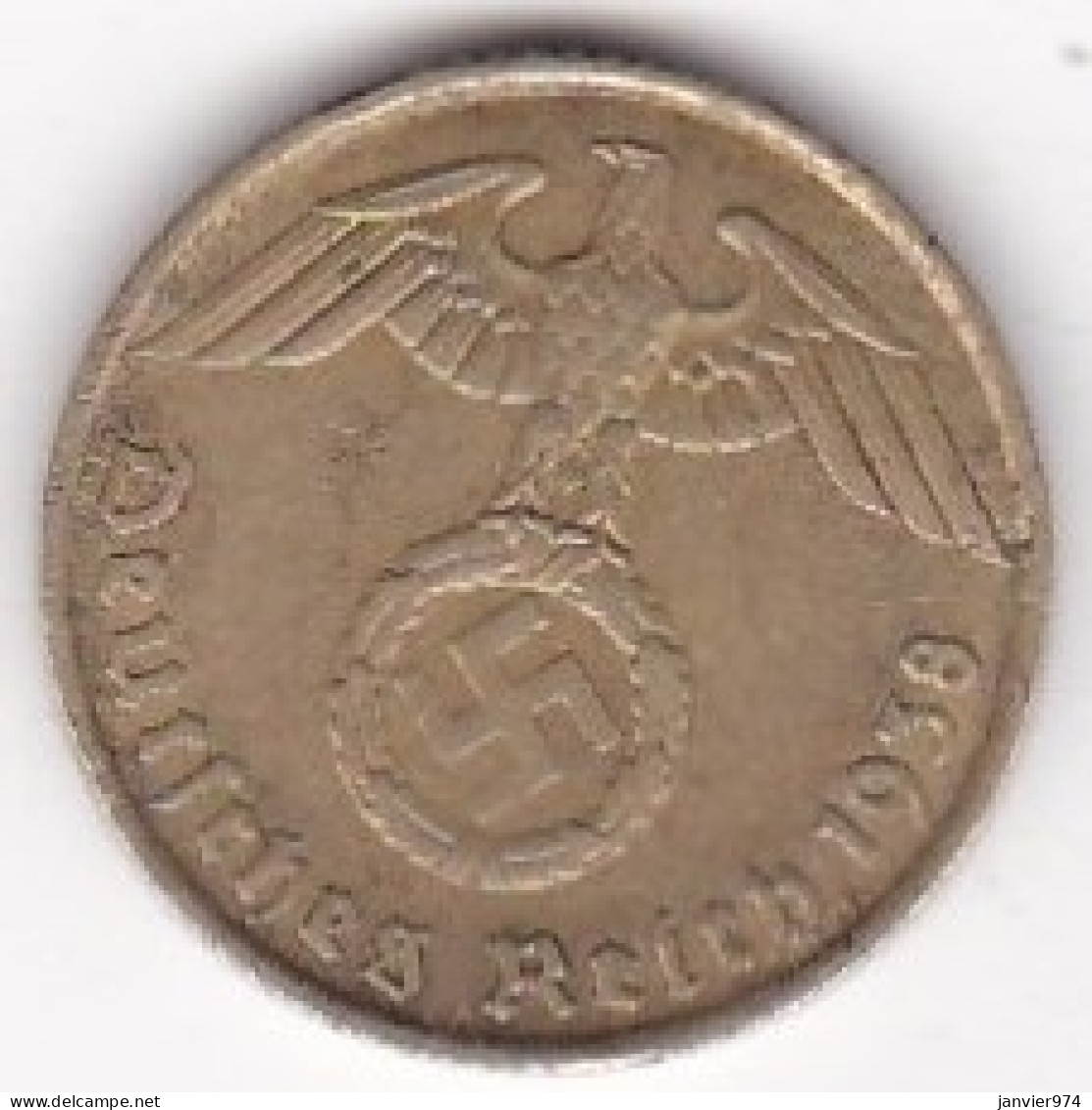5 Reichspfennig 1938 A BERLIN. Bronze-aluminium - 5 Reichspfennig