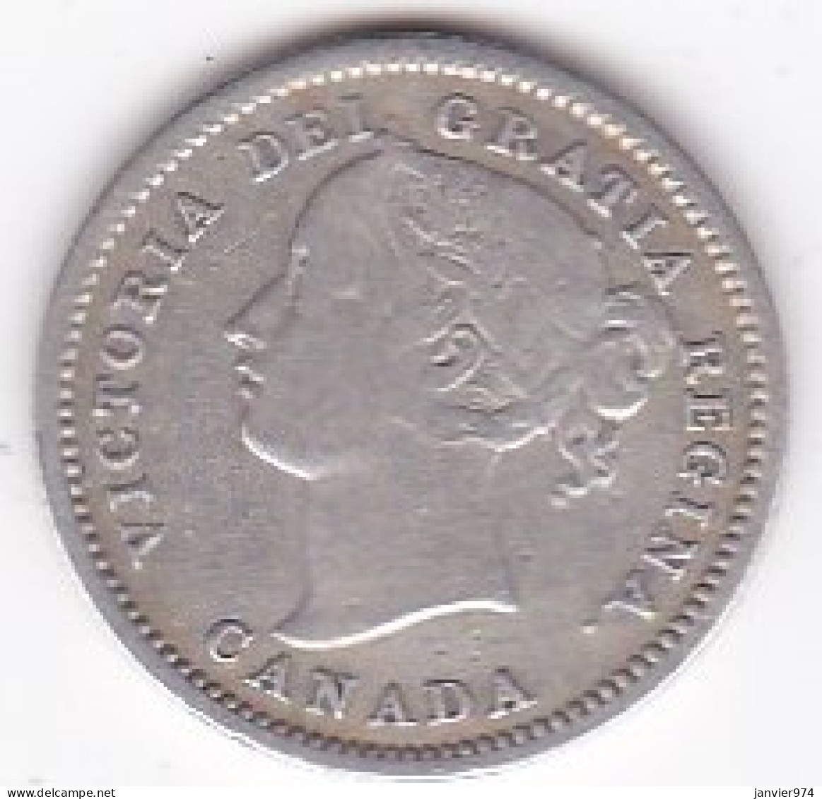 Canada 10 Cents 1871. Victoria. En Argent. KM # 3 - Canada