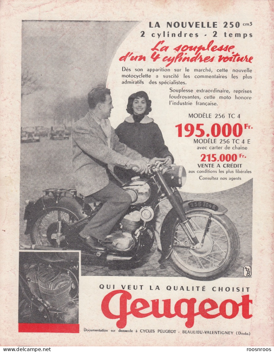 MOTO REVUE N° 1252 - 1955 -  L'AXE DE PISTON ET SON MONTAGE - Motorrad