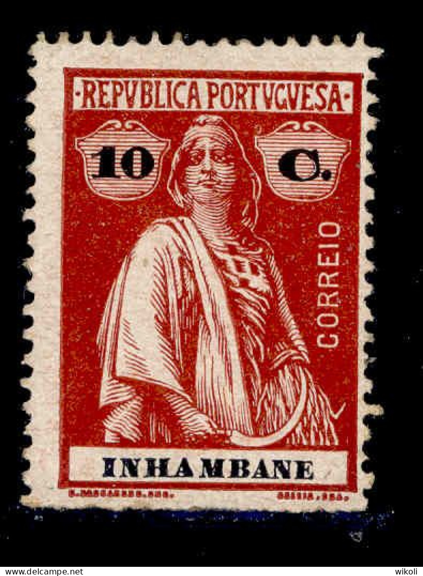 ! ! Inhambane - 1914 Ceres 10 C - Af. 80 - MH - Inhambane