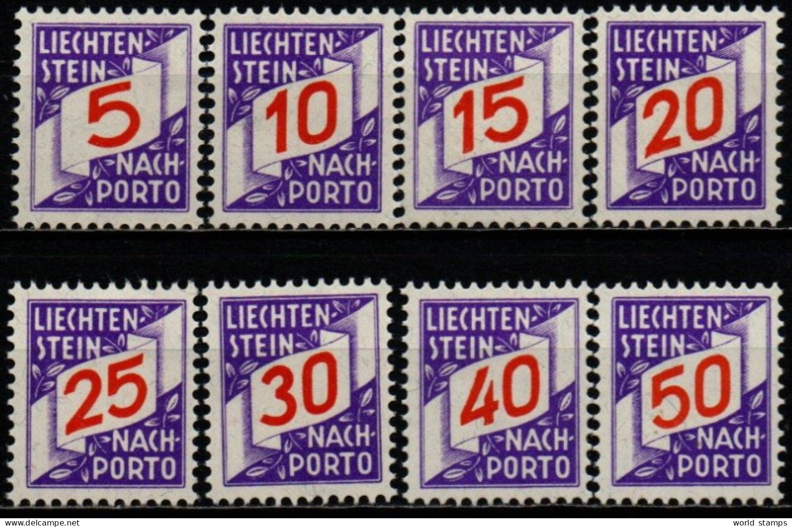 LIECHTENSTEIN 1928 * - Taxe