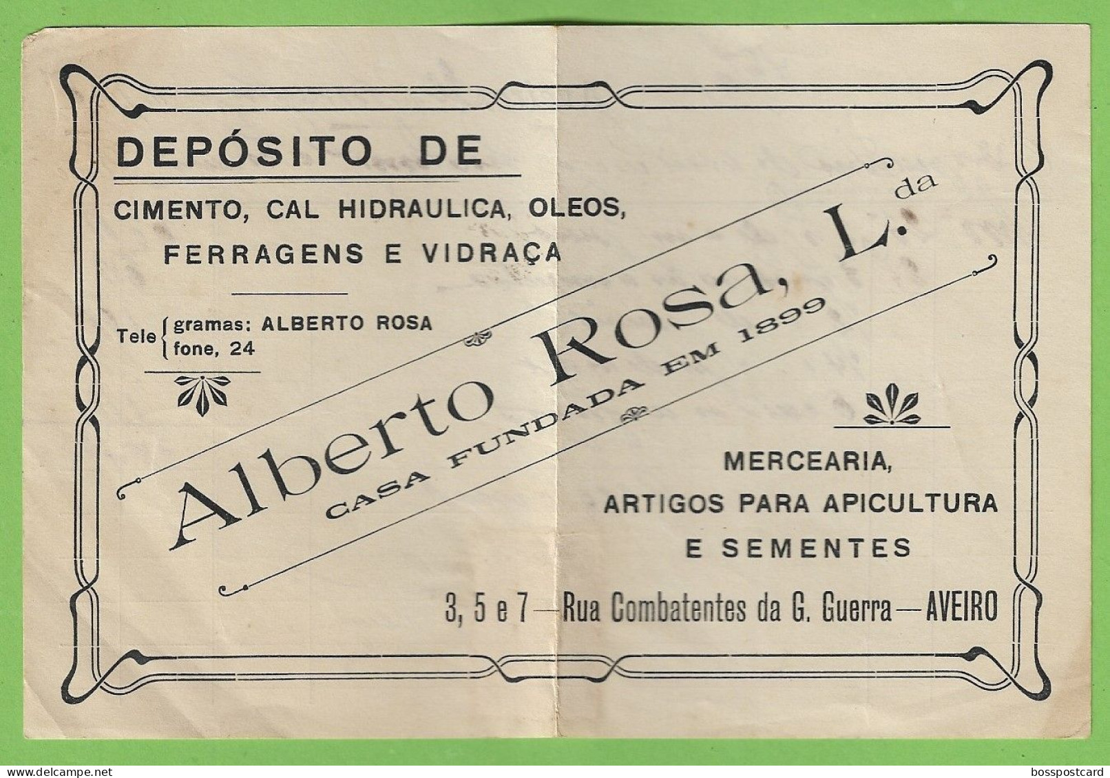 Aveiro - Factura De 1946 Da Casa Comercial Alberto Rosa - Portugal - Portugal