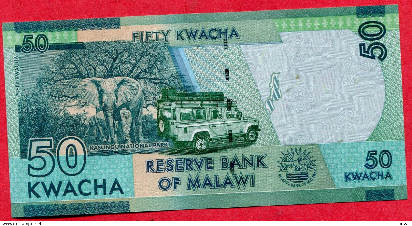 50 Kwacha Neuf 3 Euros - Malawi