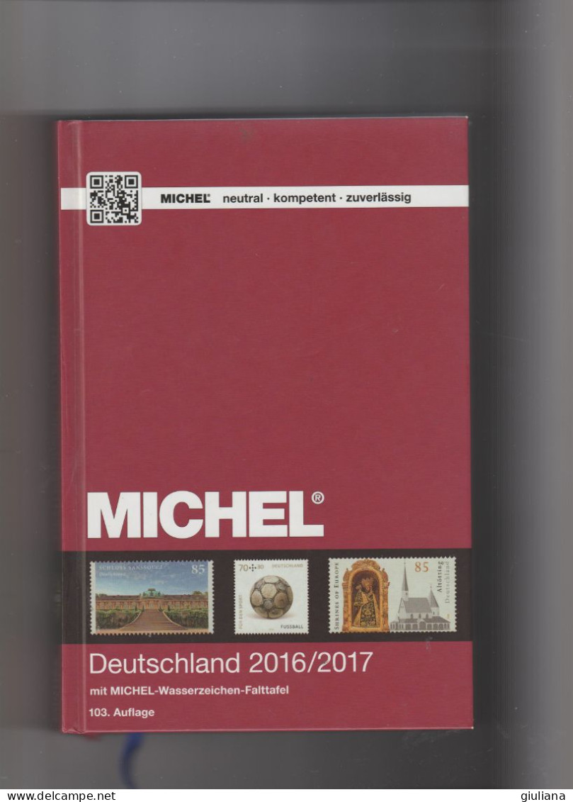 Catalogo  MICHEL 2016/17  GERMANIA A Colori, Usato Come Nuovo. Pagine 1104 - Catalogi