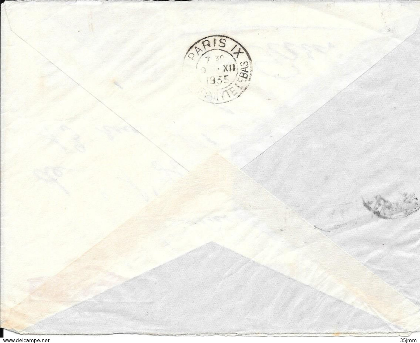 Sénégal Dakar  Daguin 1935 - Airmail