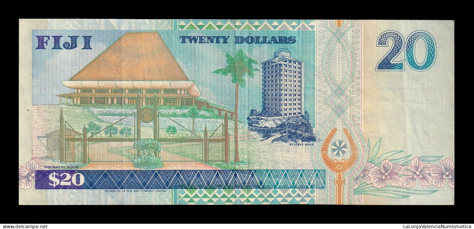 Fiji 20 Dollars Elizabeth II 1996 Pick 99a Mbc Vf - Fidschi