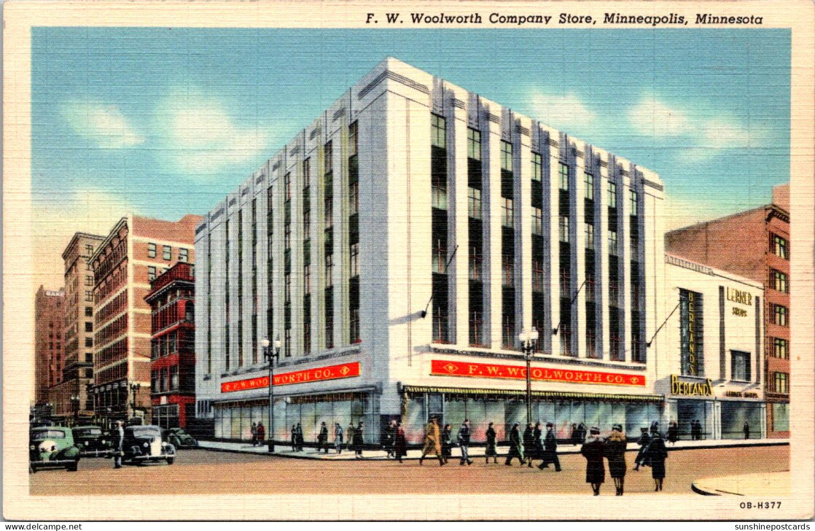 Minnesota Minneapolis The F W Woolworth Store Curteich - Minneapolis