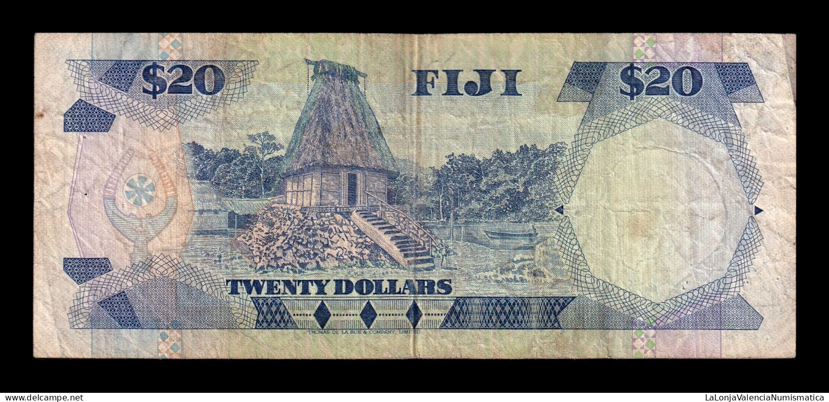 Fiji 20 Dollars Elizabeth II 1986 Pick 85 Bc F - Fiji