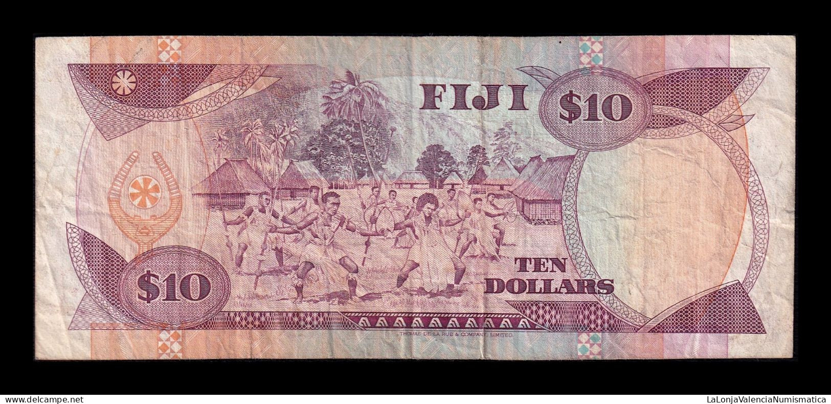 Fiji 10 Dollars Elizabeth II 1992 Pick 94 Bc F - Fiji