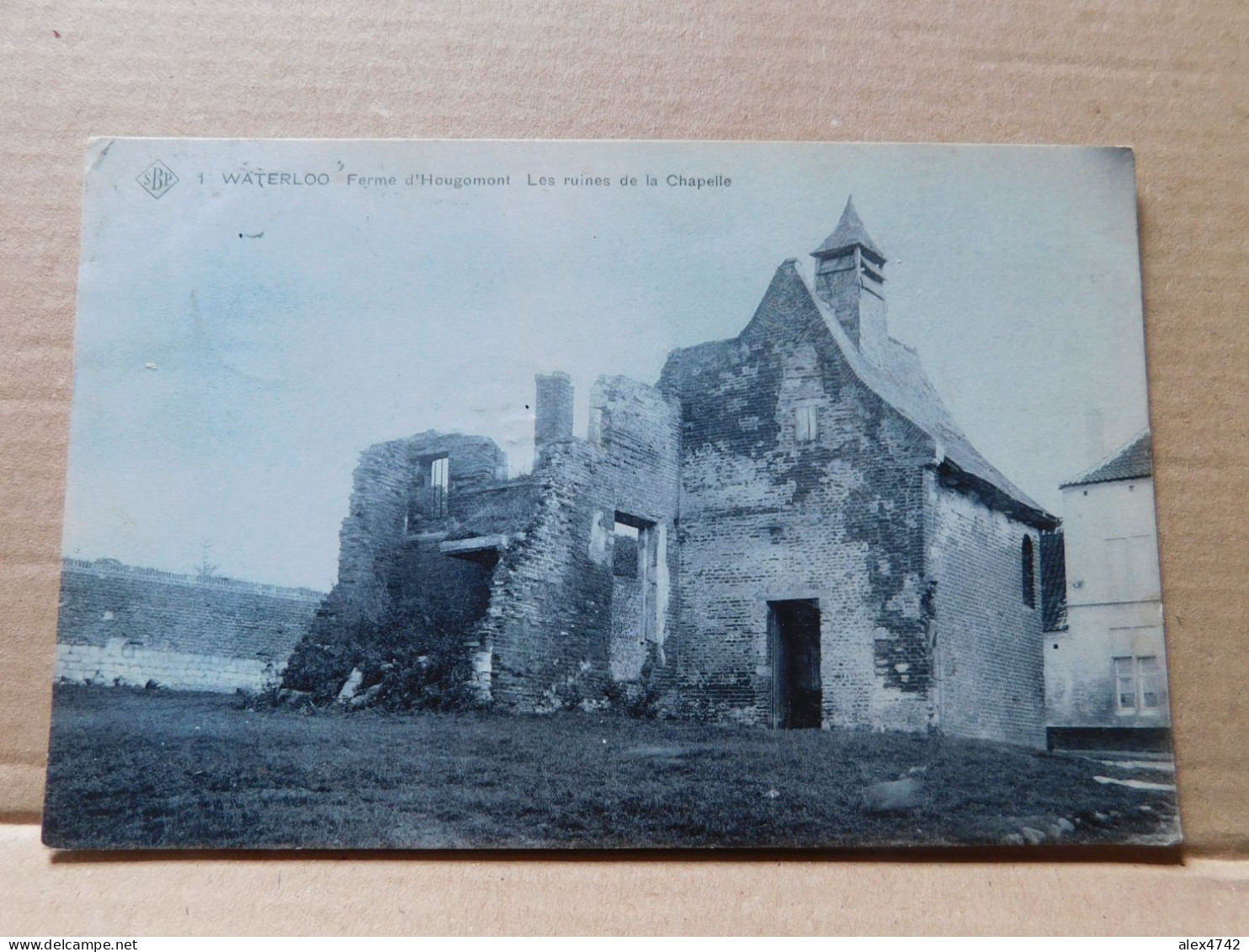 Waterloo, Ferme D'Hougomont, Les Ruines De La Chapelle, 1907 (L18) - Waterloo