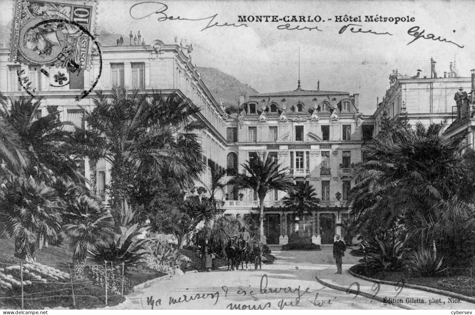 MONTE-CARLO - Hôtel Métropole - Monte-Carlo