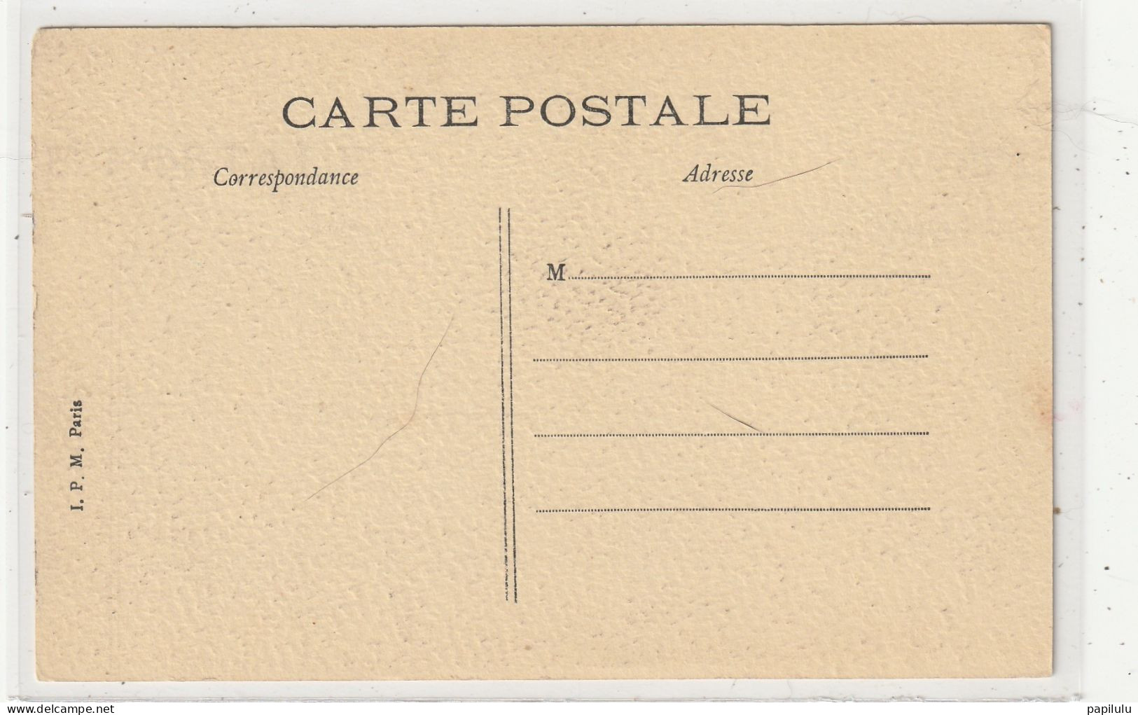 38 DEPT 37  édit. I P M Paris , Colonie De Mettray , La Chapelle " Carte Papier Style Tapisserie " - Mettray