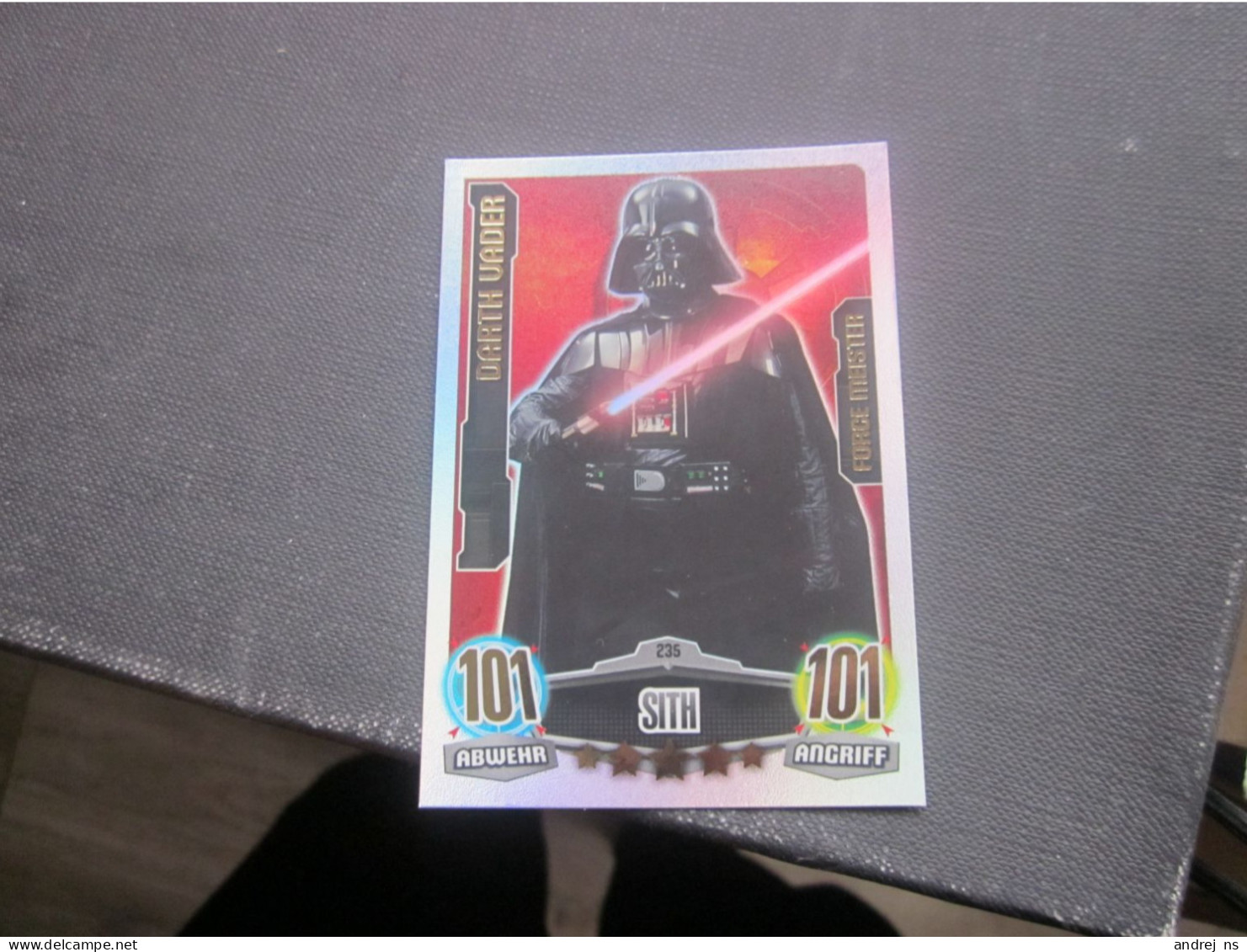 Force Attax Trading Card Game Star Wars Imperium Sith Darth Vader - Star Wars