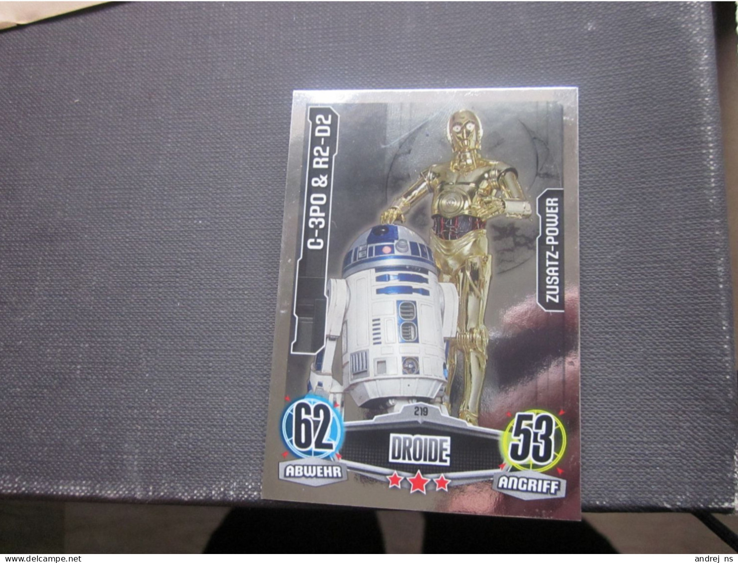 Force Attax Trading Card Game Star Wars Allianz Droide  C 3p0 R2 D 2 - Star Wars