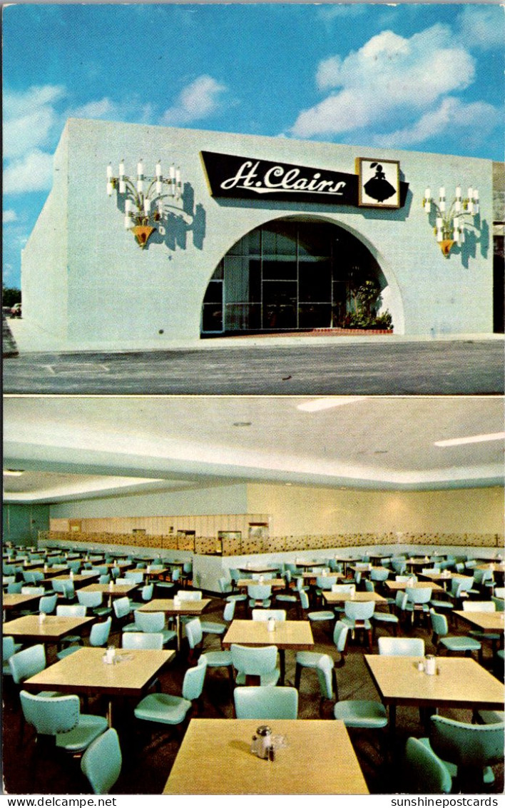 Florida Miami St Clair's North Miami Cafeteria 1960 - Miami