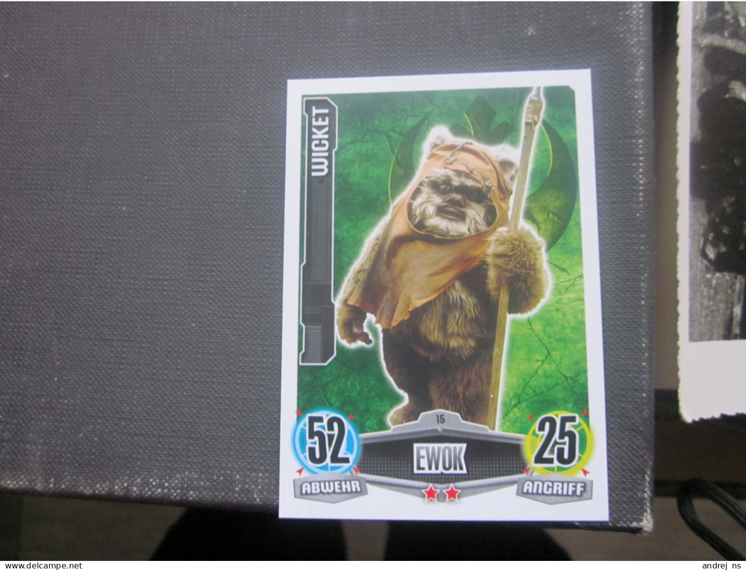 Force Attax Trading Card Game Star Wars Allianz Ewok  Wicket - Star Wars