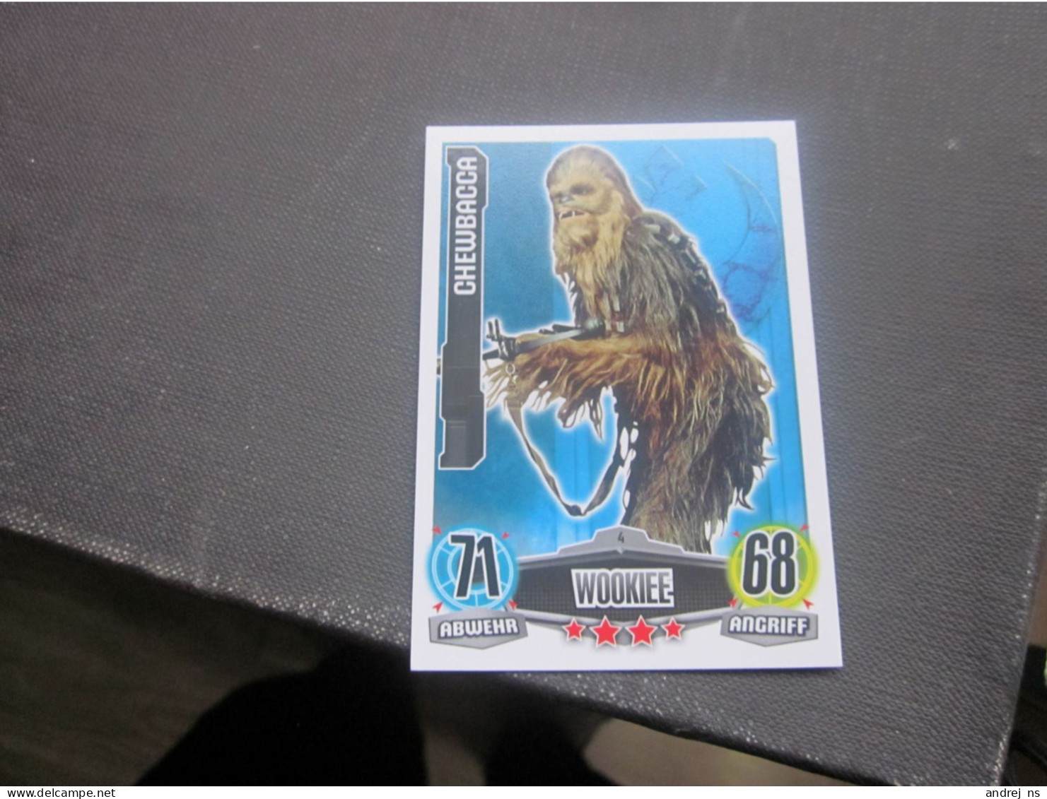 Force Attax Trading Card Game Star Wars Allianz Wookiee Chewbacca - Star Wars