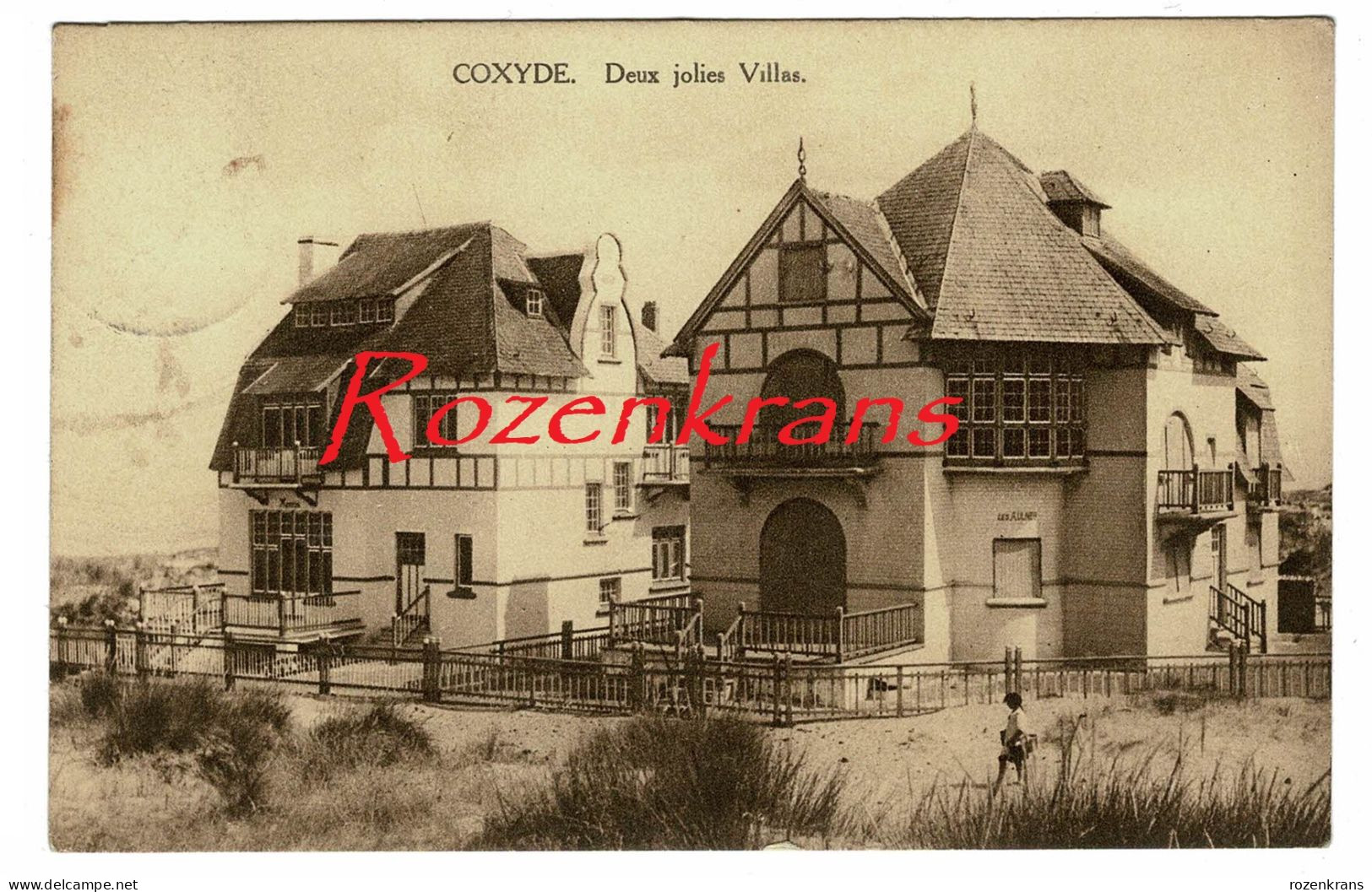 Koksijde Coxyde Deux Jolies Villas Villa Geanimeerd ZELDZAAM - Koksijde