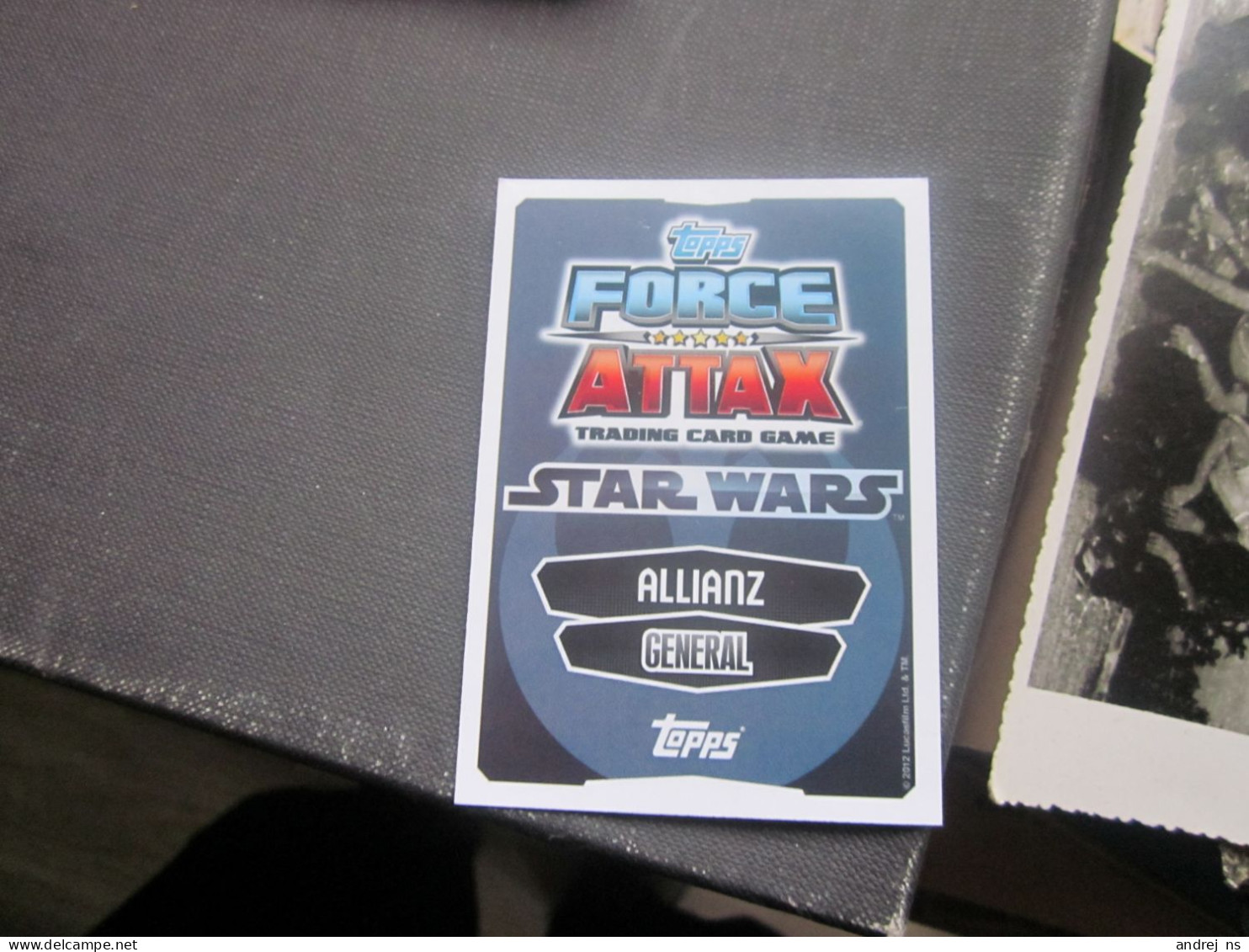 Force Attax Trading Card Game Star Wars Allianz General  General Rieekan - Star Wars