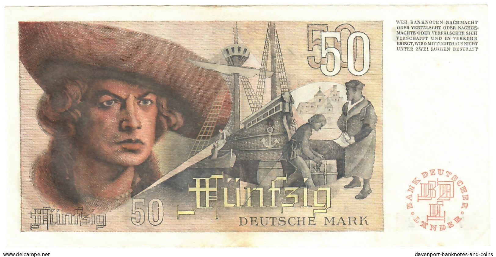 Germany 50 Mark 1948 AUNC - 50 Deutsche Mark