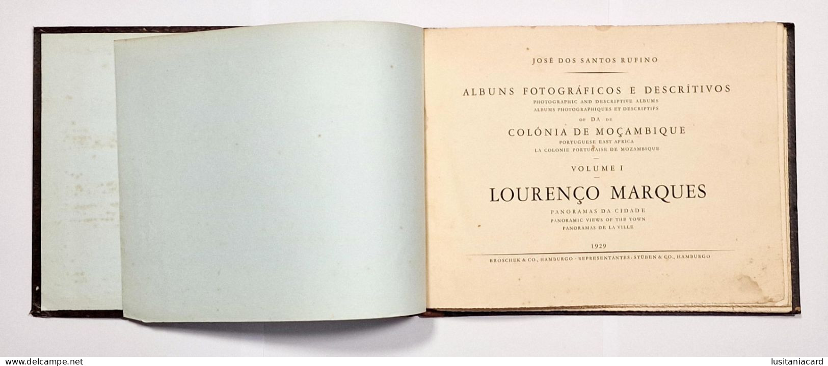 Albuns Fotograficos E Descritivos Da Colonia De Moçambique(4 VOLUMES: I -II -III - IV-RARO)(José Dos Santos Rufino-1929) - Livres Anciens