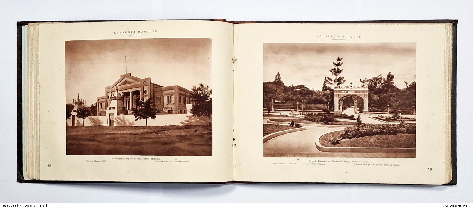 Albuns Fotograficos e Descritivos da Colonia de Moçambique(4 VOLUMES: I -II -III - IV-RARO)(José dos Santos Rufino-1929)