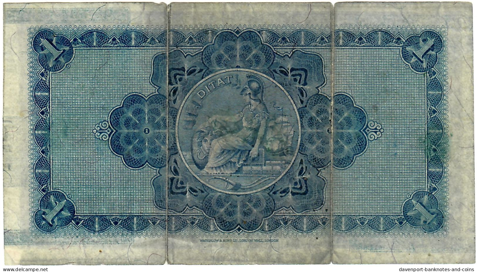 Scotland 1 Pound 1944 F British Linen Bank - 1 Pound
