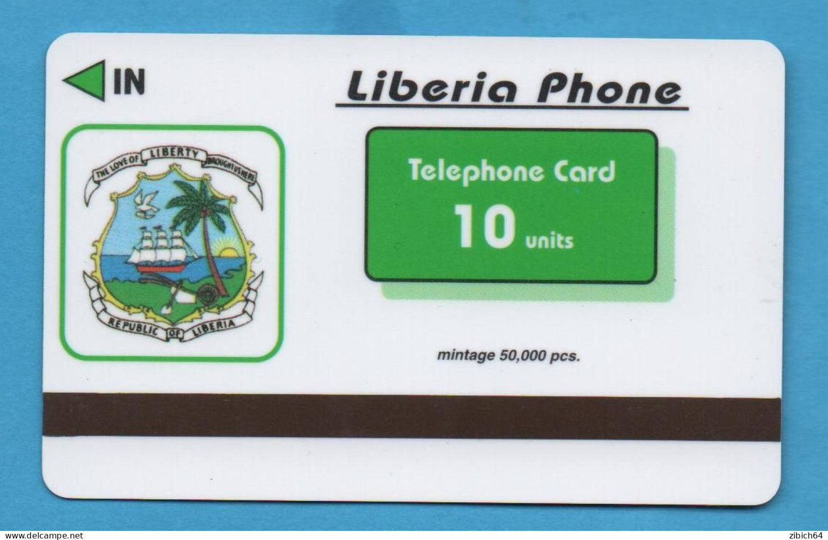 LIBERIA  Magnetic Phonecard - Liberia