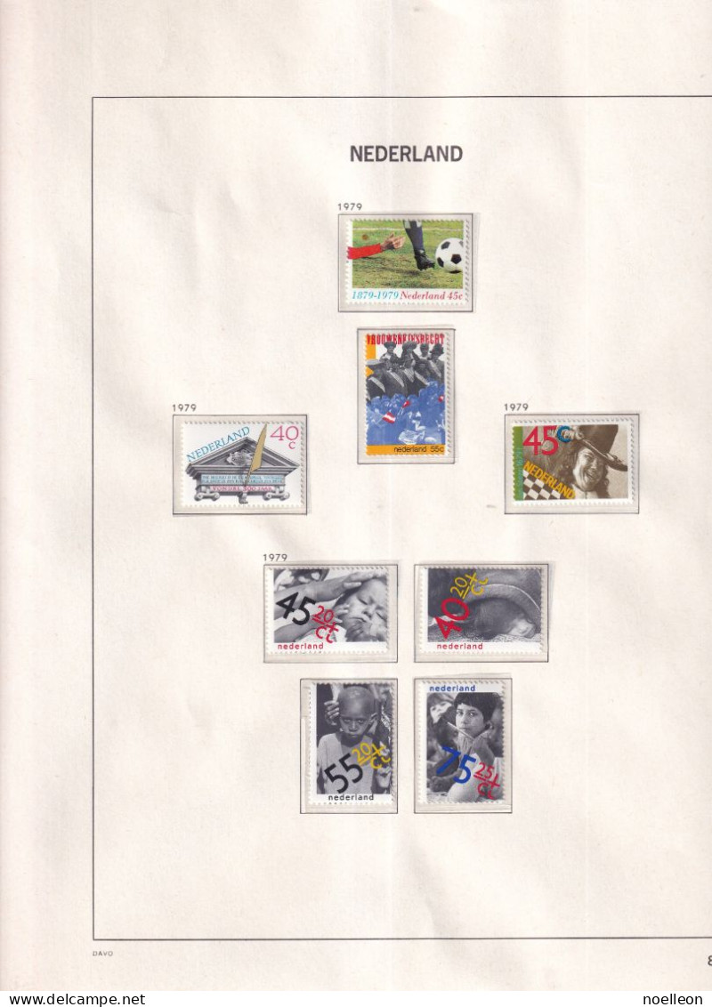 Année 1979 Complète Avec Bloc MNH - Années Complètes