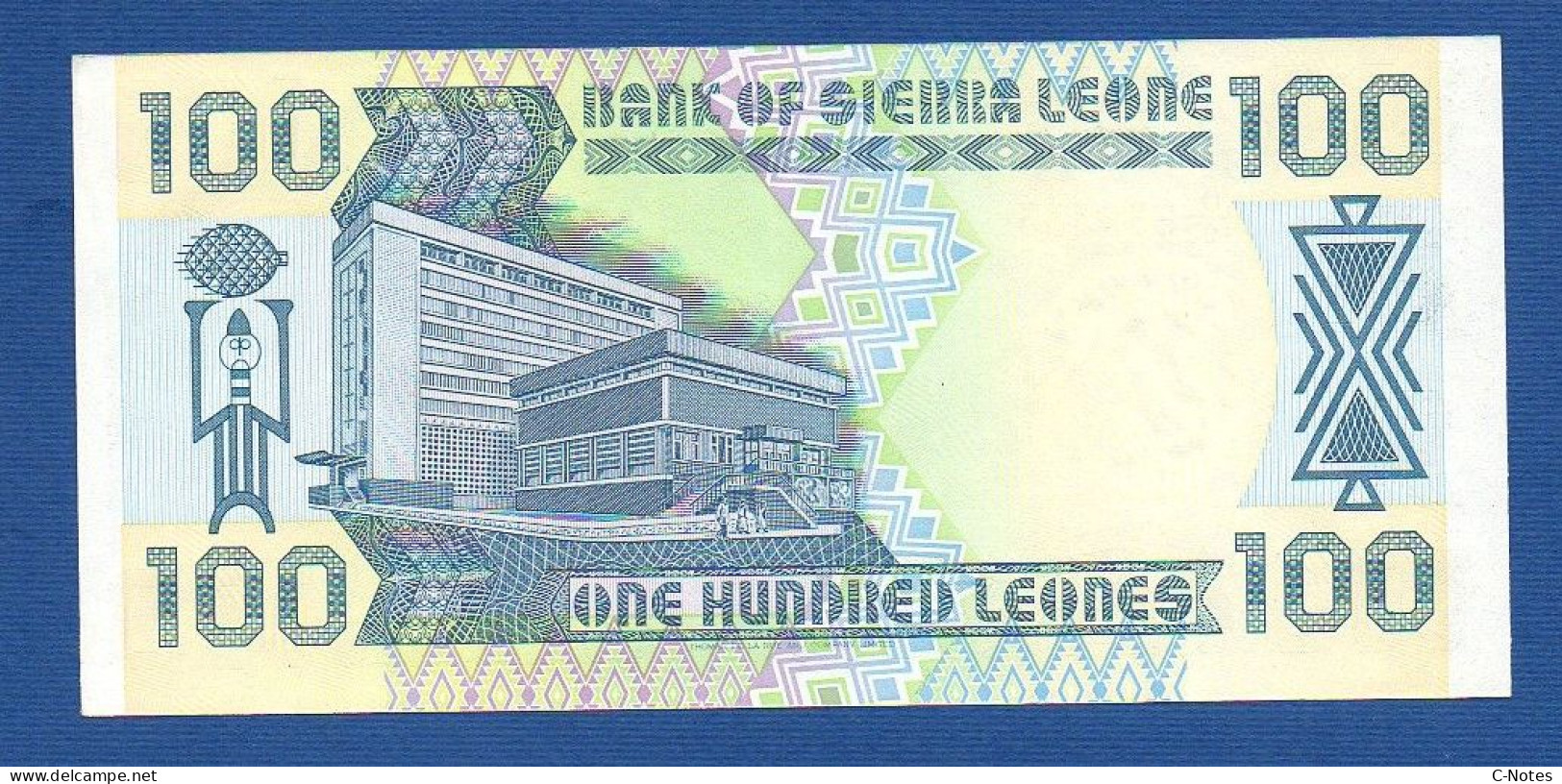 SIERRA LEONE - P.18c – 100 Leones 1990 AUNC, S/n D/102 638333 - Sierra Leone