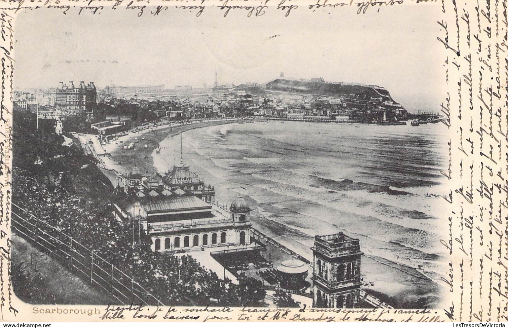 Angleterre - Scarborough - Bord De Mer - Oblitéré 1903 Leeds  - Carte Postale Ancienne - Scarborough